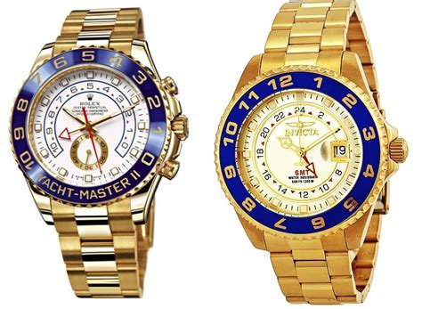 rolex yacht master original vs replica|invicta rolex clone.